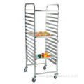 Stainless Steel Bread Pan Cooler Bakery Tray Trolley
